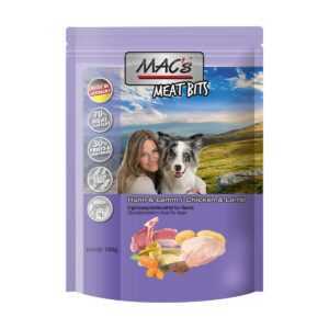 MAC's Dog Meat Bits kuře a jehněčí 150 g 9x150g