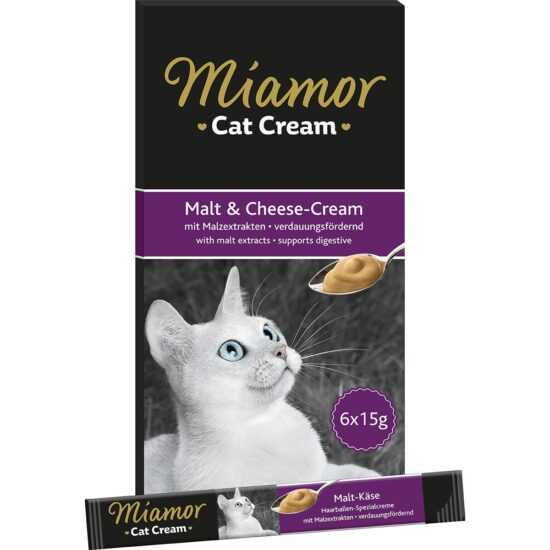 Miamor Cat Snack Cream Malt se sýrem 24 × 15 g Miamor Cat Snack Cream Malt se sýrem 24 × 15 g