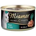 Miamor Feine Filets v želé s tuňákem a rýží 48× 100 g