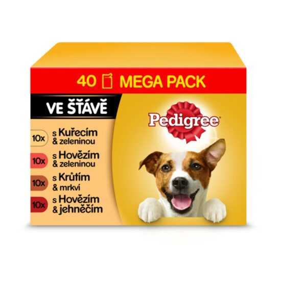 Pedigree Adult kapsičky masový výběr se zeleninou ve šťávě 160 x 100 g Pedigree Adult kapsičky masový výběr se zeleninou ve šťávě 160 x 100 g