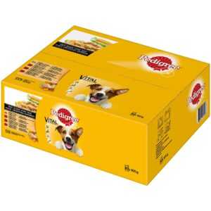 PEDIGREE Pouch Adult Gem. Selektion Giant Pack 2 80 × 100 g