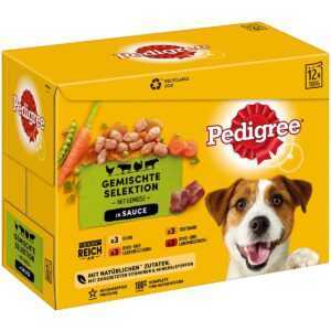 PEDIGREE Pouch Adult Gem. Výběr v multipacku 2 24 × 100 g