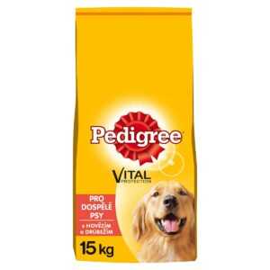 Pedigree Adult s hovězím a drůbežím 2 x 15 kg