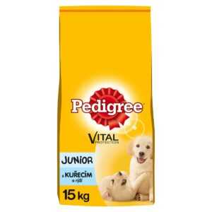 Pedigree Junior kuře a rýže 2 x 15 kg