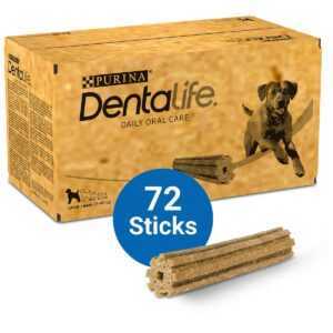 PURINA DENTALIFE pamlsky pro každodenní péči o zuby pro velké psy 4× 36 tyčinek