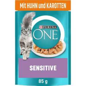 Purina ONE Sensitive s kuřecím masem a mrkví