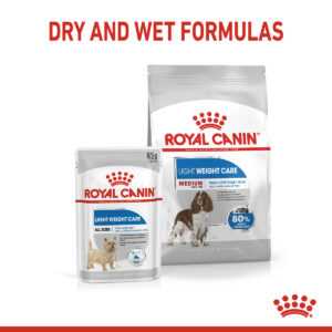 ROYAL CANIN LIGHT WEIGHT CARE MEDIUM 3 kg + Mousse 12× 85 g