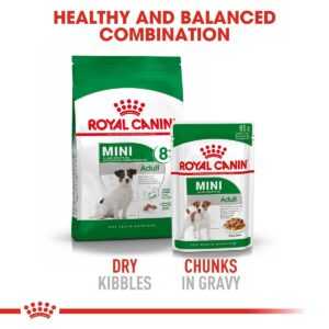 ROYAL CANIN MINI Adult 8+ 2 kg + Mini Adult v omáčce 12× 85 g