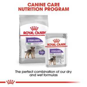 ROYAL CANIN STERILISED MINI 8 kg + STERILISED Mousse 12× 85 g