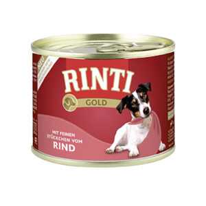 Rinti Gold s jemnými kousky hovězího masa 24 × 185 g