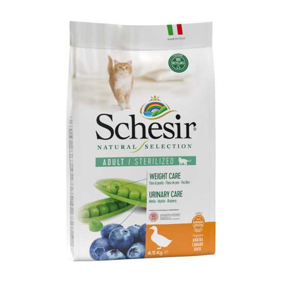 Schesir Cat Natural Selection Sterilized kachna 4 Schesir Cat Natural Selection Sterilized kachna 4