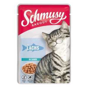 Schmusy ragú s lososem v omáčce 22 × 100 g
