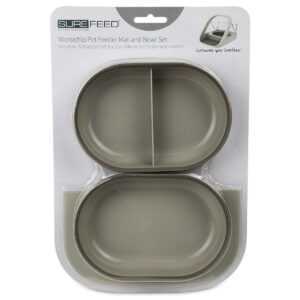 SureFeed sada misek a rohože pro mikročipový dávkovač na krmivo šedá