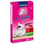 Vitakraft Cat liquid Snack hovězí a inulin 3 × 6 kusů