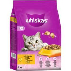 Whiskas Adult 1+ s kuřecím masem 7 kg