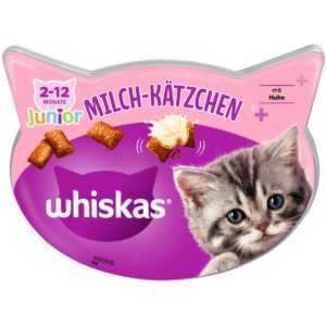 Whiskas mléčná svačinka pro koťata 8× 55 g