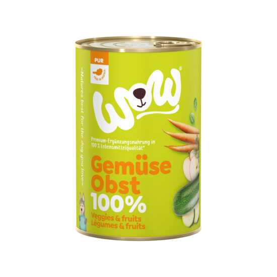 WOW s čistou zeleninou & ovocem 6 × 400 g WOW s čistou zeleninou & ovocem 6 × 400 g