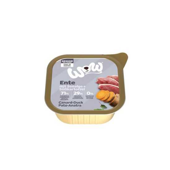 WOW Senior kachní maso 11 × 150 g WOW Senior kachní maso 11 × 150 g